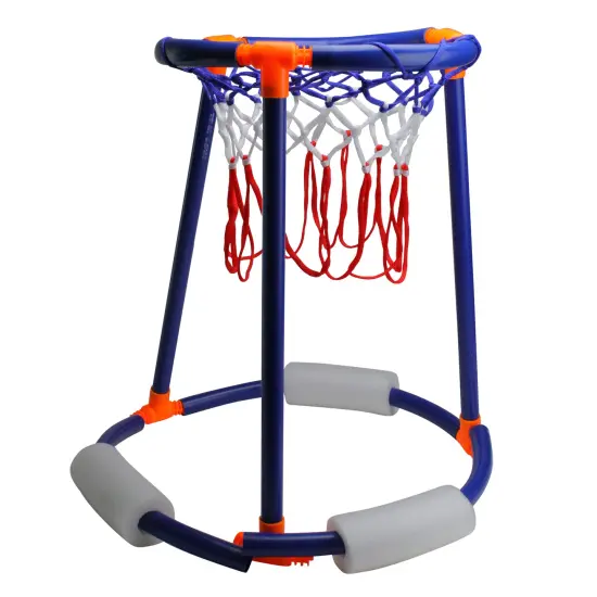 Swim Central 24" Blue and White Tall Boy Basketball Swimming Pool Game Stand {1}