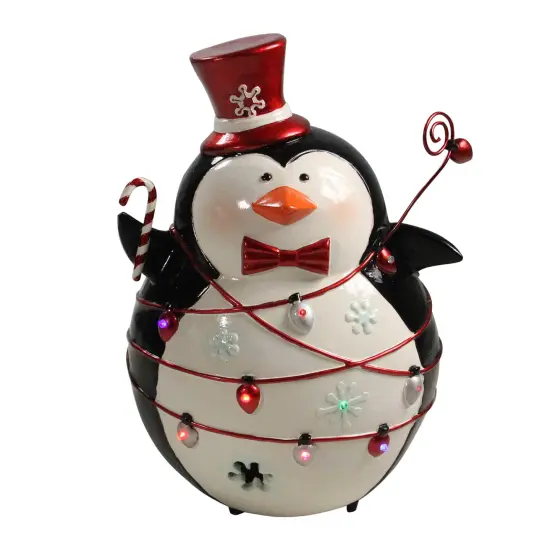 Northlight 14" Black and White Penguin LED Lighted Christmas Decor {1}