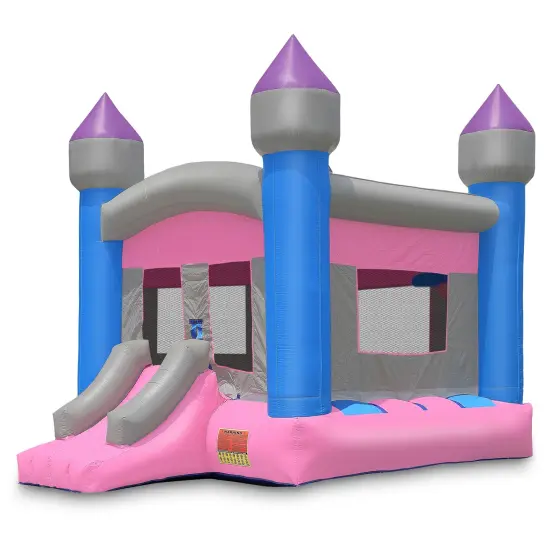 Cloud 9 Commercial Grade Princess Castle Bounce House - 100% PVC 13' x 13' Bouncer - Inflatable Only {4}