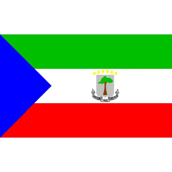 Equatorial Guinea Flag with Grommets 3ft x 5ft {1}