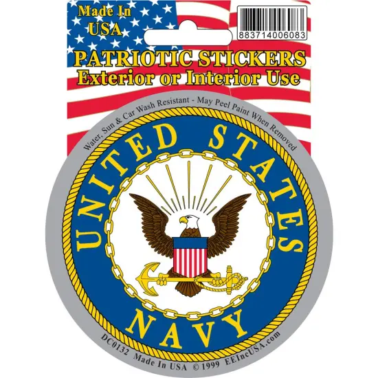 United States Navy Sticker 3-1/4" {1}