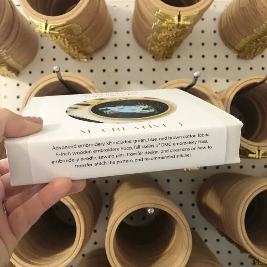 3D Lily Pad Pond - Advanced Hand Embroidery DIY Craft Kit {6}