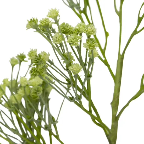 Northlight 24" Green Artificial Gysophila Stemmed Flower Spray {3}