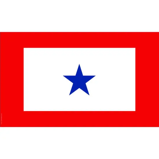 Family Member In Service Star Flag with Grommets 2ft x 3ft {1}