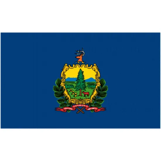 Vermont Flag with Grommets 3ft x 5ft {1}