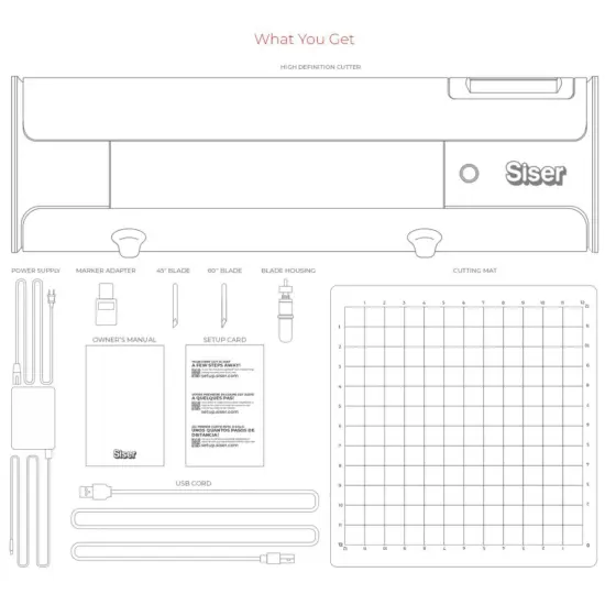 Siser Romeo 24" Vinyl Cutter Base Machine Bundle {6}