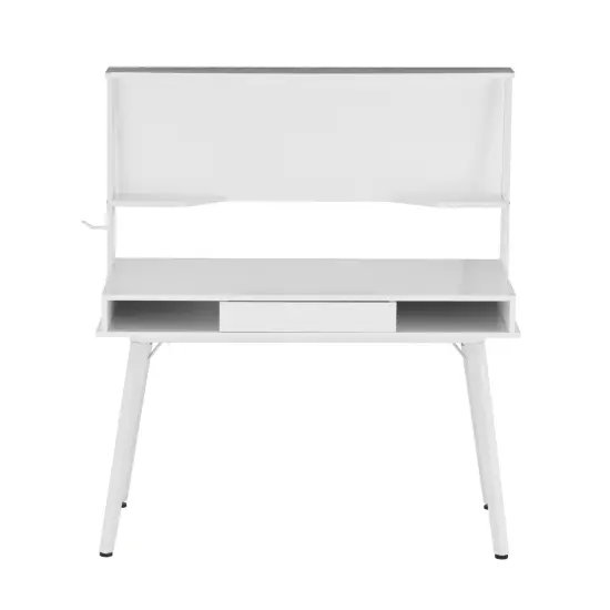 Techni Office Solutions 52.5" White Durable Computer Desk {3}