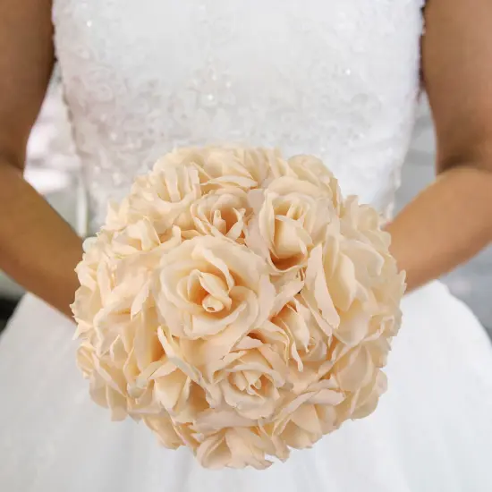 100-Pack: Elegant Ivory Silk Rose Picks, 8" Stems, 3" Wide by Floral Home&reg;, Floral Home by Artificial Flowers {5}