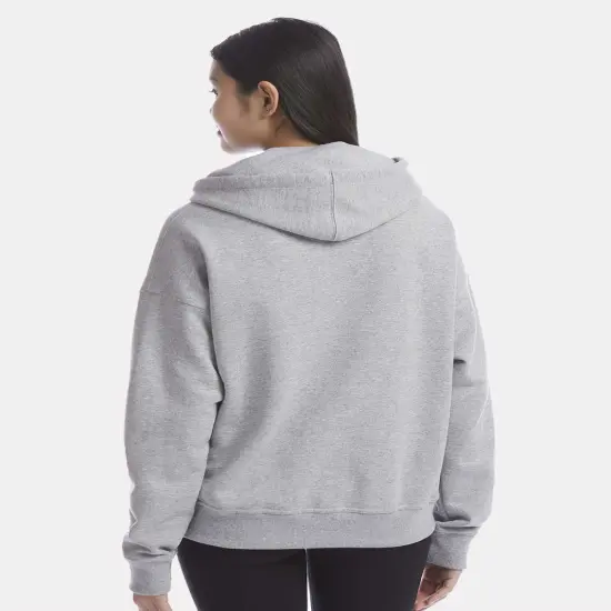 Champion&reg; Women's Powerblend Hooded Sweatshirt Light steel {5}