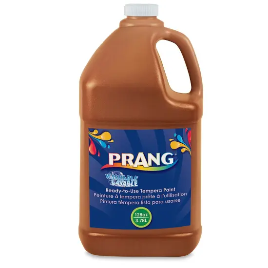Prang Ready-To-Use Washable Tempera Paint - Brown, Gallon {2}