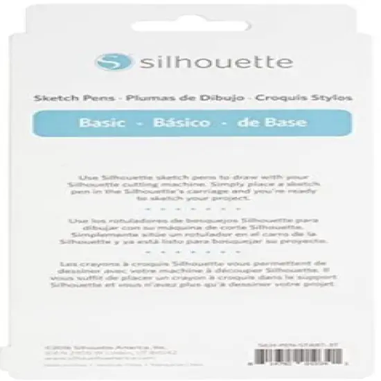 Silhouette Sketch Pens 8 Pack Basic Colors SILH-PEN-START-3T-B {4}