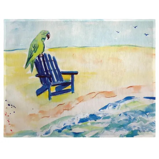 Betsy Drake Parrot & Chair Place Mat Set of 4 {1}