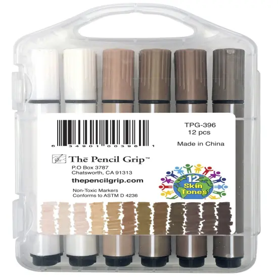 Kwik Stix Magic Stix Markers 12/Pkg-Global Skin Tones {3}