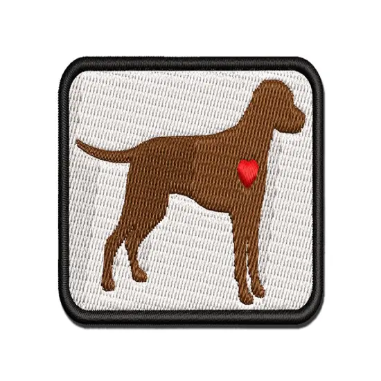 Dalmatian Dog with Heart Multi-Color Embroidered Iron-On or Hook & Loop Patch Applique {1}