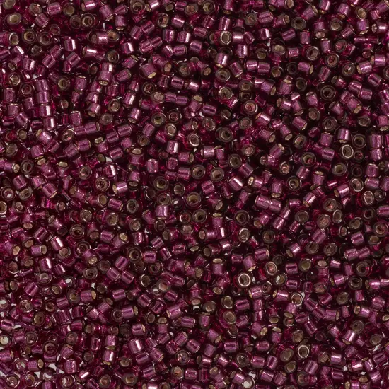 Miyuki Delica 50g Silver Lined Glass Beads, 11/0 Raspberry (DB1342) {1}