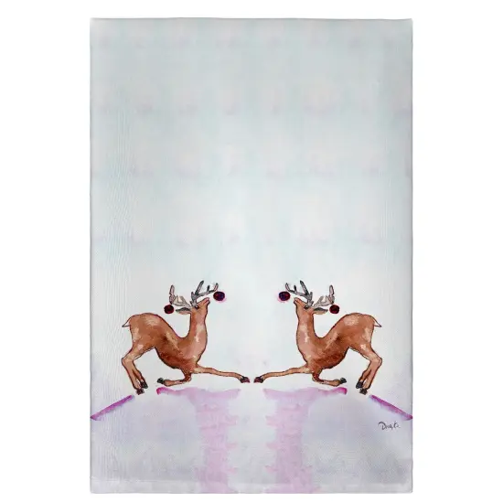 Betsy Drake Dancing Deer Guest Towel {1}