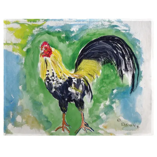 Betsy Drake Bantam Rooster Place Mat Set of 4 {1}
