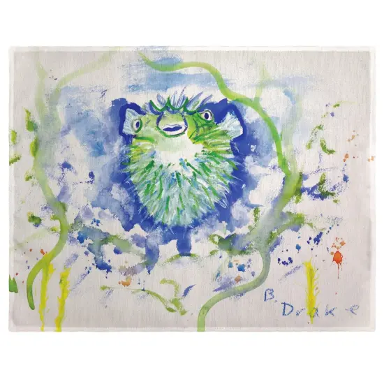 Betsy Drake Spiny Puffer Place Mat Set of 4 {1}