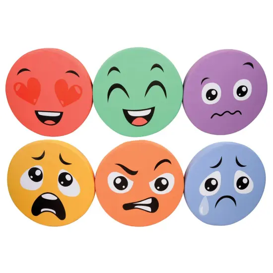 Kaplan Early Learning Company Emotion Floor Cushions - Set of 6 {1}
