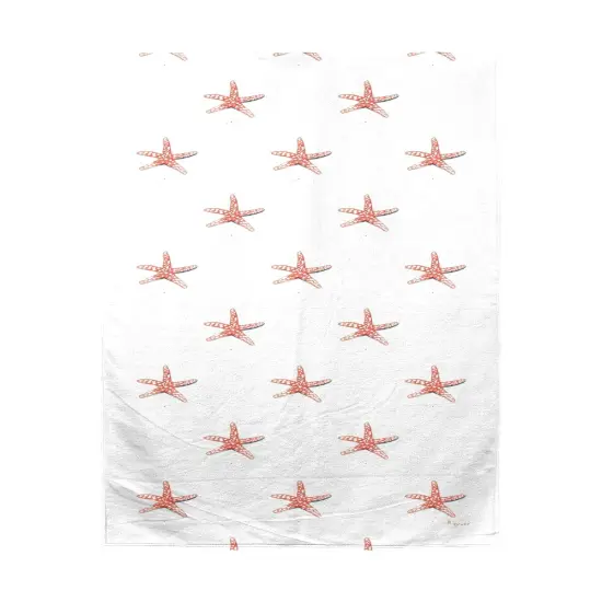 Betsy Drake Coral Starfish Beach Towel Multicolor {1}