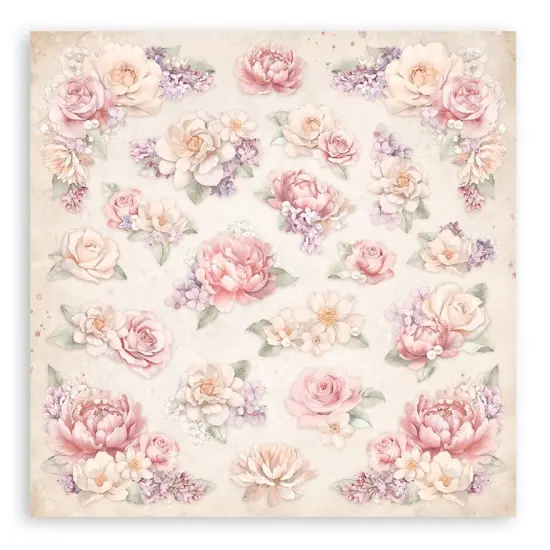 Stamperia Double-Sided Paper Pad 8"X8" 10/Pkg-Romance Forever, 10 Designs/1 Each {3}