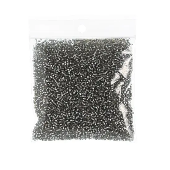 Miyuki Delica 50g Silver Lined Glass Beads, 11/0 Grey (DB0048) {2}