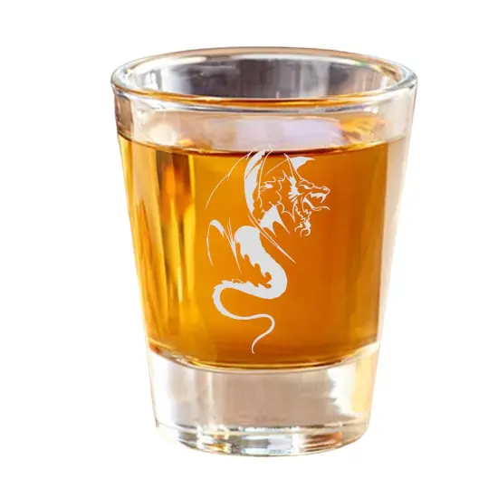 2oz Dragon Three SHOT GLASS {4}