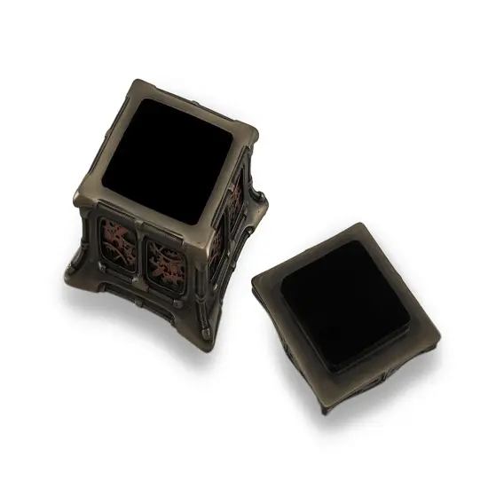 Steampunk Butterfly Bronze Finish Trinket Box Stash Box {4}