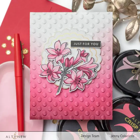 Playful Circles 3D Embossing Folder {4}