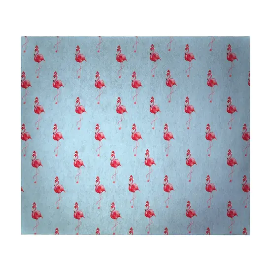 Betsy Drake Santa Flamingo 30 X 50 Inch Christmas Comfort Floor Mat {1}