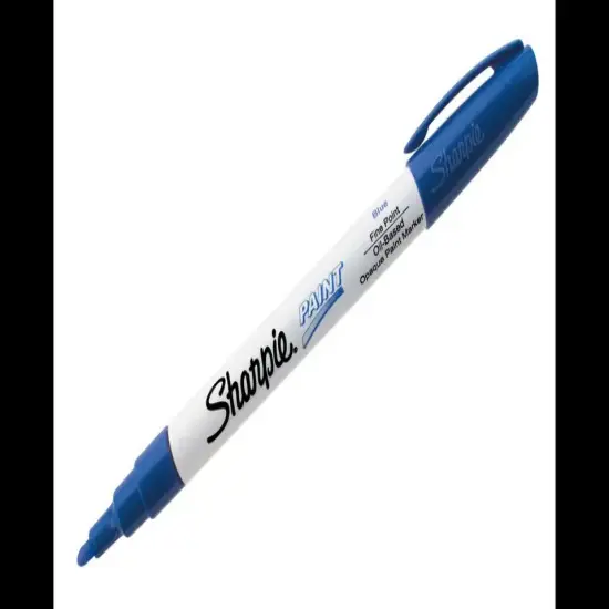 Oil-Based Paint Marker, Fine Point, Choose from 15 Different Colors Blue {1}