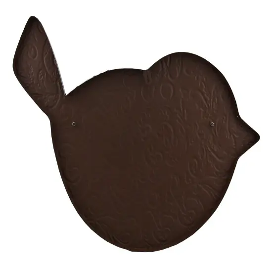 Embossed Bluebird Distressed Finish Metal Chalkboard Wall Hanging {4}