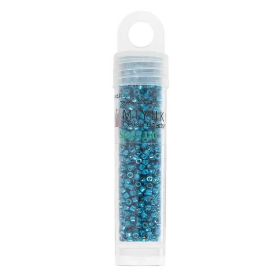 Miyuki Delica 5.2g Duracoat Galvanized Glass Beads, 11/0 Turquoise DB2514 {2}