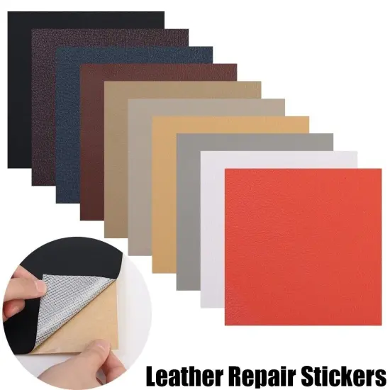 Leather Repair Kit Self-Adhesive Patch Stick Coffee {2}
