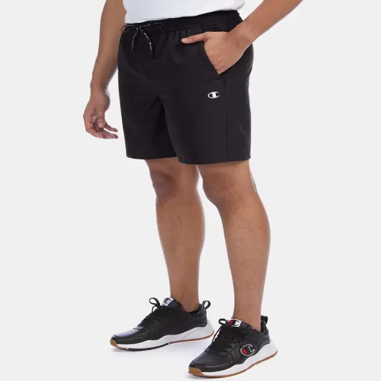 Champion&reg; Woven City Sport Shorts Black {4}