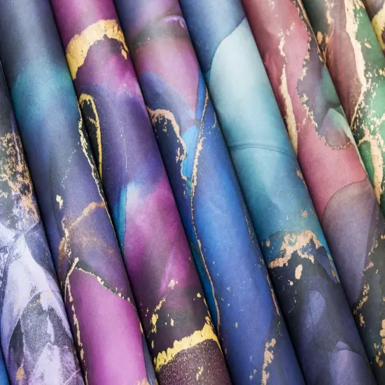 Craft Consortium Double-Sided Paper Pad 6"X6" 40/Pkg-Ink Drops - Midnight, 20 Designs {3}