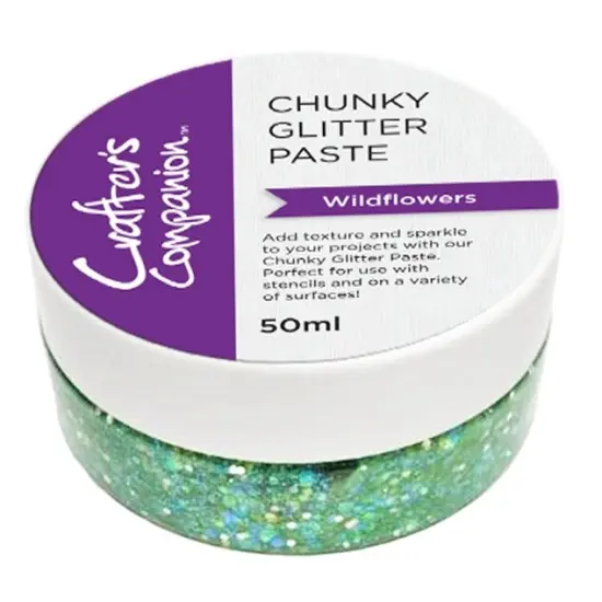 Crafter's Companion Chunky Glitter Paste-Wildflowers {2}