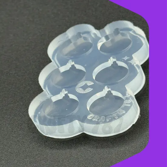 Ornament Earring Silicone Mold(d14) {3}