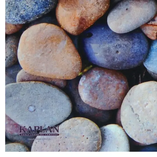Kaplan Early Learning Company STEM Play Mat - Vibrant Real Image Pebbles Mat {1}