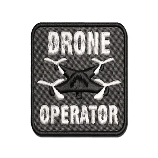 Drone Operator Remote Control Hobby Multi-Color Embroidered Iron-On or Hook & Loop Patch Applique {1}