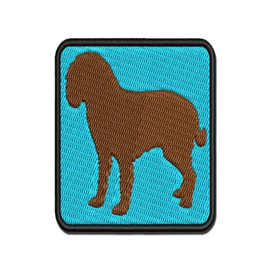 American Water Spaniel Dog Solid Multi-Color Embroidered Iron-On or Hook & Loop Patch Applique {1}