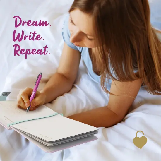 Secret Diary Set with Lock for Girls - Kids Locking Journal for Teens, Tweens - Birthday Gift Ideas for Girl Ages 8-12+ - Best Locked Journals Notebooks {5}