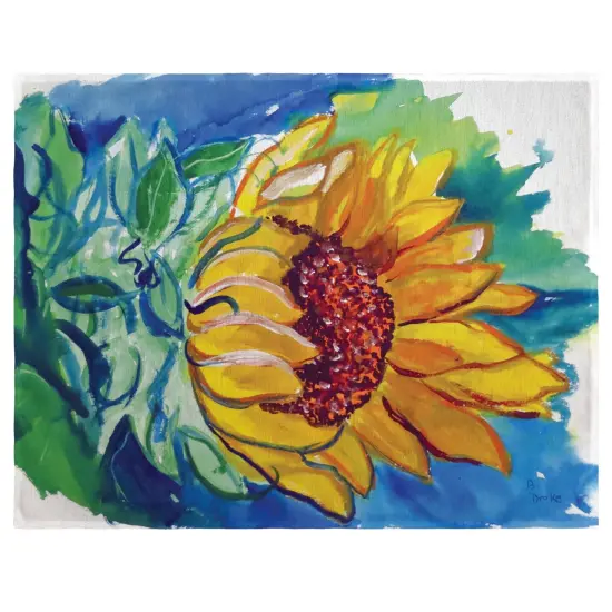 Betsy Drake Windy Sunflower Place Mat Set of 4 {1}