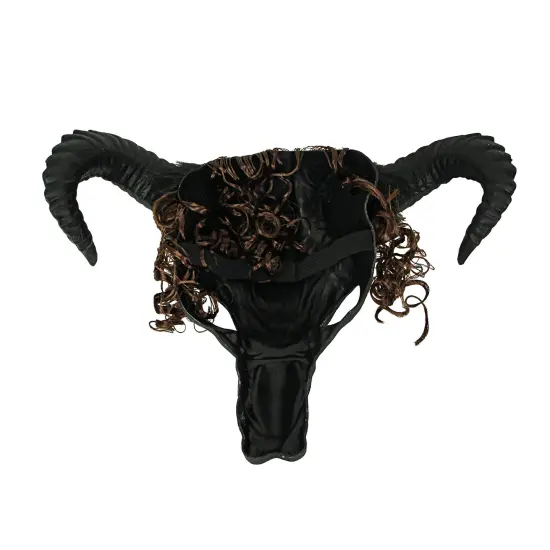 Voodoo Witch Doctor Goat Head Mask Halloween Costume Cosplay Masquerade {4}