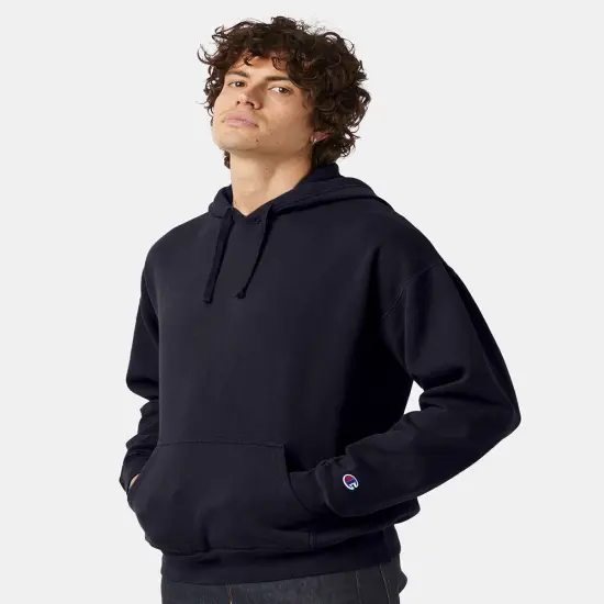 Garment-Dyed Hooded Sweatshirt | Champion&reg; Delicate blue {3}