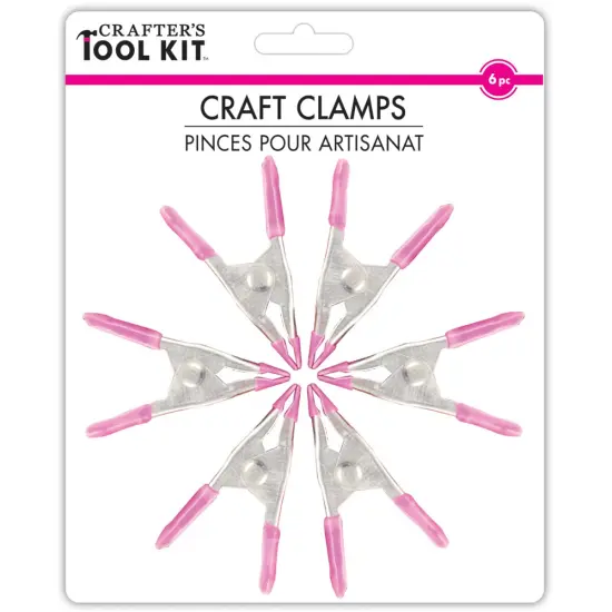 Multicraft Craft Clamps 6/Pkg {1}