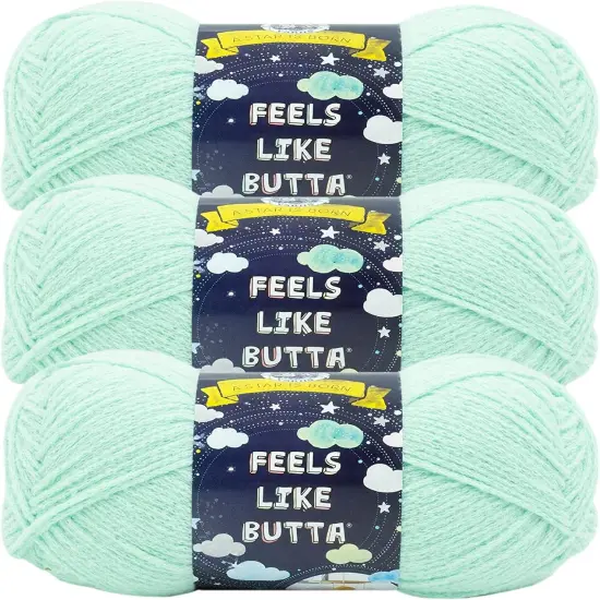 (Pack of 3) Lion Brand Feels Like Butta Yarn-Seagreen {1}
