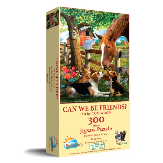 Sunsout Can We Be Friends 300 pc Jigsaw Puzzle 23023 {3}