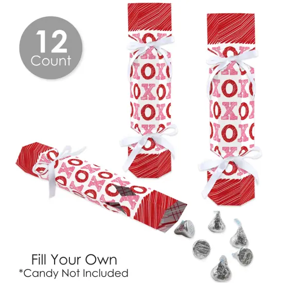 Big Dot of Happiness Conversation Hearts - No Snap Valentine&rsquo;s Day Party Table Favors - DIY Cracker Boxes - Set of 12 {4}