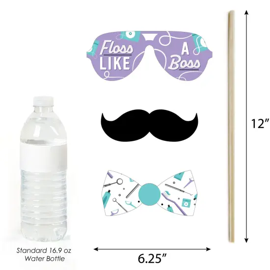 Big Dot of Happiness Dental School Grad - Dentistry and Hygienist Graduation Party Photo Booth Props Kit - 20 Count {7}